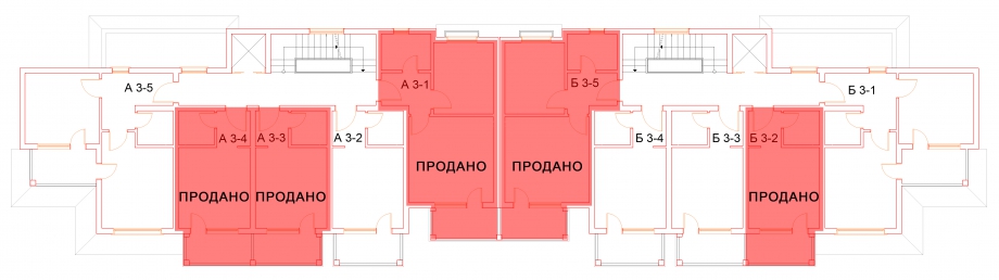 План третьего этажа комплекса Антик Палас