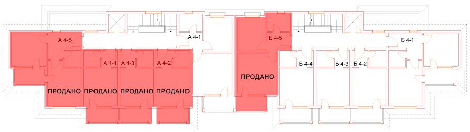 План четвертого этажа комплекса Антик Палас